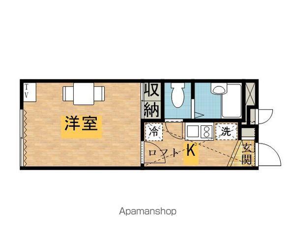 レオパレスビューテラス(1K/2階)の間取り写真