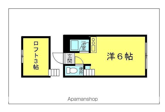 カーサエスペランサー(ワンルーム/1階)の間取り写真