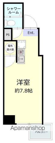 ハイツ芝大門(ワンルーム/7階)の間取り写真