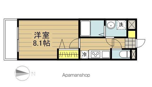 グランシャリオ(1K/1階)の間取り写真