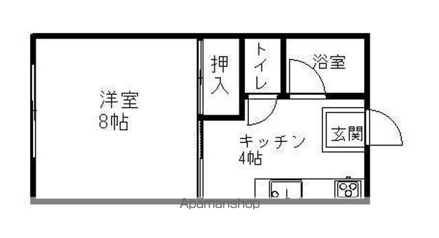 ハイムコートMR Ⅰ(1K/1階)の間取り写真