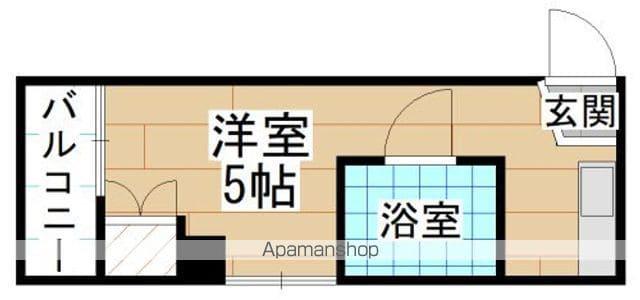 マンション葉山中井(ワンルーム/4階)の間取り写真