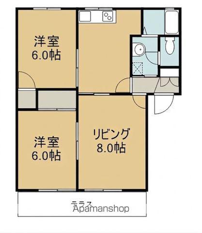 ディアスONO(3DK/1階)の間取り写真