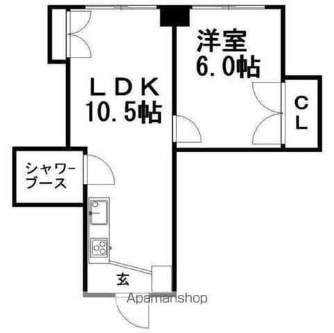 けいほくビレッジ(1LDK/2階)の間取り写真