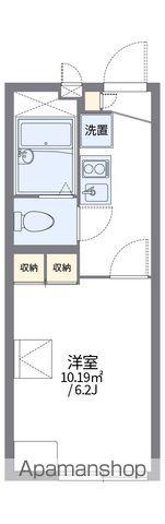 レオパレスかたくり(1K/1階)の間取り写真