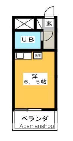 ライオンズシティ八王子(ワンルーム/3階)の間取り写真