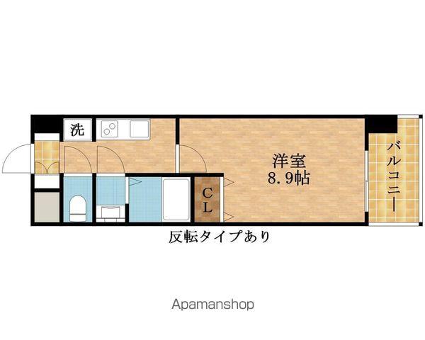 スプランディッド京橋イースト(1K/10階)の間取り写真