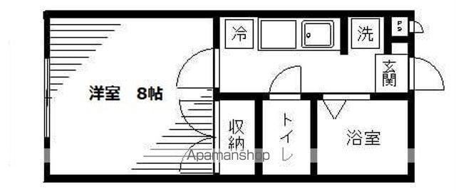 エクセレントKEI(1K/1階)の間取り写真