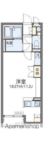 レオネクストユイット(ワンルーム/2階)の間取り写真