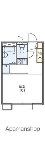 レオパレスTRIPLET(1K/2階)の間取り写真