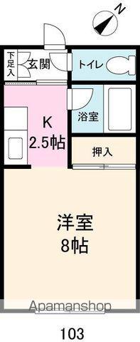 コーポ尾田(1K/3階)の間取り写真