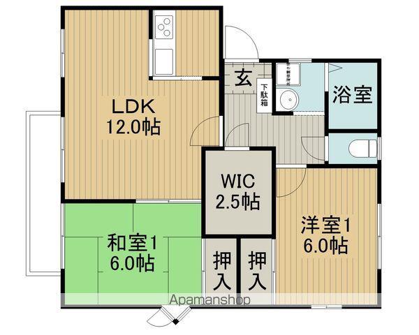 パステルハウス(2SLDK/2階)の間取り写真