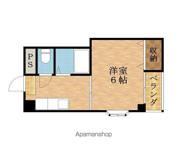 コスモプラザ(1K/2階)の間取り写真