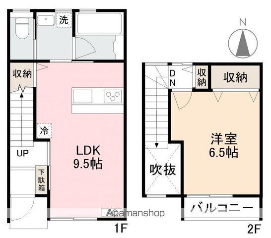 サニーコート西町(1LDK/1階)の間取り写真