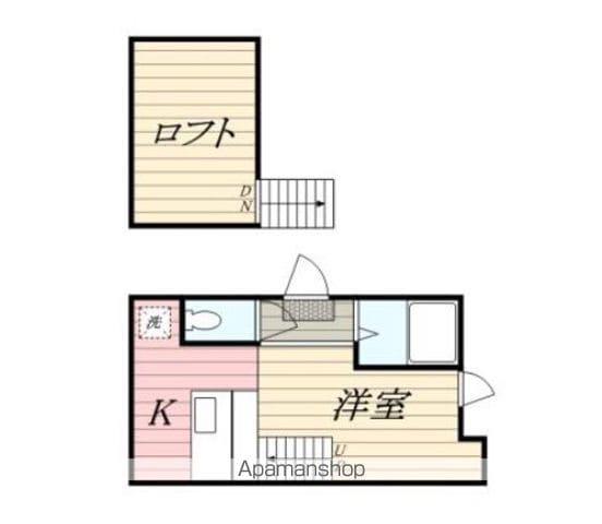 RAD NⅠ(1K/1階)の間取り写真
