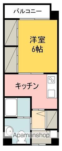 シニアマンション佳夢(1DK/6階)の間取り写真