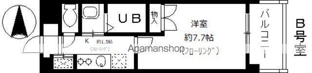 FINE CALL TB-01(1K/4階)の間取り写真