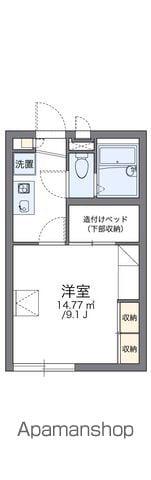 レオパレス綬草(1K/2階)の間取り写真