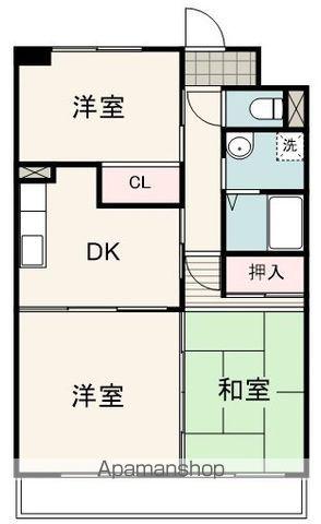 マイシティオグロ(3DK/5階)の間取り写真