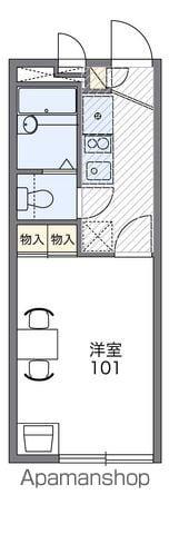 レオパレスコンフォート(1K/2階)の間取り写真
