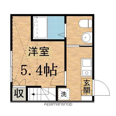 カーサ永山(1K/1階)の間取り写真