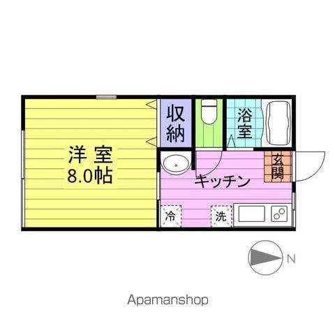エンドーコーポ(1K/1階)の間取り写真