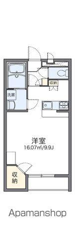 レオパレスメルベーユ廣 大川(1K/1階)の間取り写真