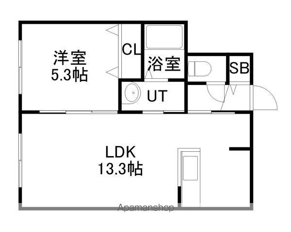 LIEN KITAHIROSHIMA Ⅰ(1LDK/3階)の間取り写真