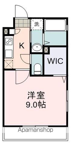 S-PELIA(1K/3階)の間取り写真