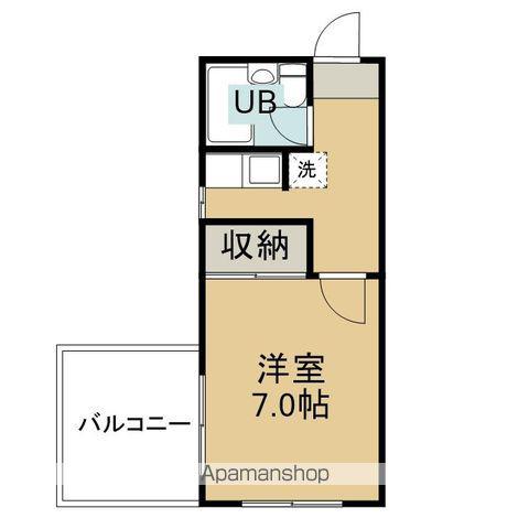KRDビル(1K/4階)の間取り写真