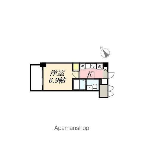 S-RESIDENCE松戸BENE(1K/1階)の間取り写真