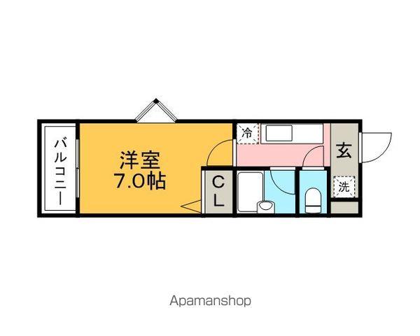 メゾンド・プレザージュ(1K/7階)の間取り写真