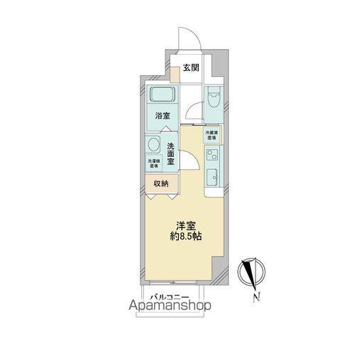 LA DOUCEUR今池(ワンルーム/5階)の間取り写真