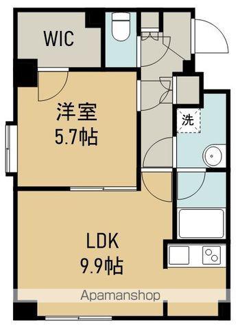 グリシーナフロール(1LDK/1階)の間取り写真