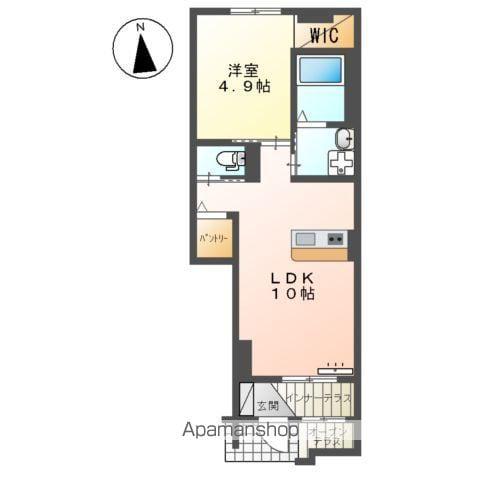 リバレイン(1LDK/1階)の間取り写真