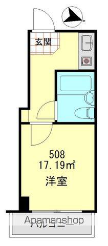 ダイアパレス幡ヶ谷第2(1K/5階)の間取り写真