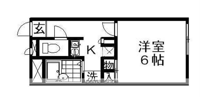 レオパレスソレーユSO(1K/2階)の間取り写真