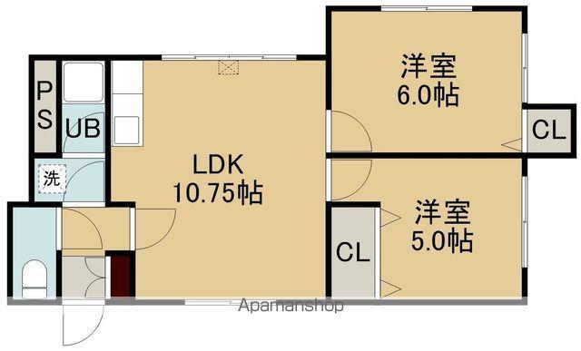 コートアベニュー901(2LDK/2階)の間取り写真