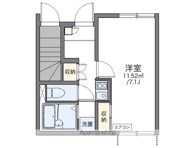 レオネクスト中村公園(1K/1階)の間取り写真