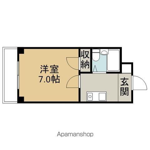 ステージ泉(1K/2階)の間取り写真