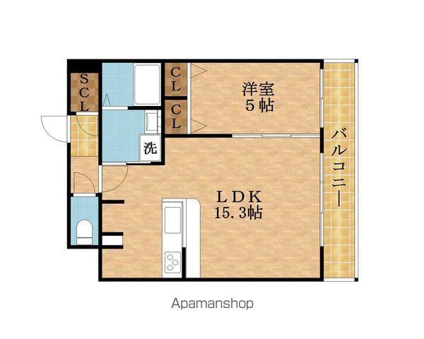 LA DOUCEUR門真(1LDK/9階)の間取り写真