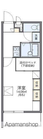 レオパレスアベニュー新涯(1K/2階)の間取り写真