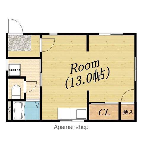 入江マンション(ワンルーム/3階)の間取り写真