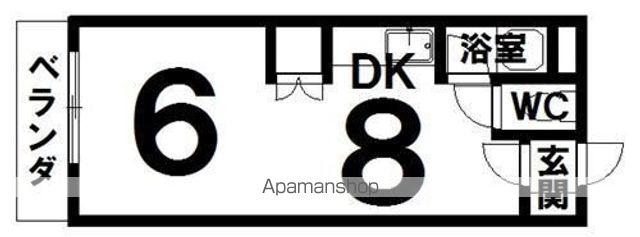マルクエレガンス1(1DK/3階)の間取り写真