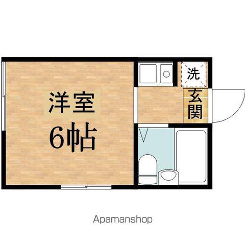 エステートパレス(ワンルーム/2階)の間取り写真