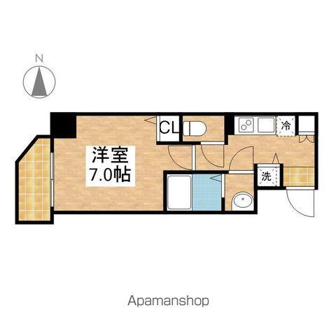 エスリード大須デュオ(1K/7階)の間取り写真