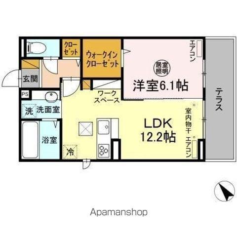 リベルテ(1LDK/1階)の間取り写真
