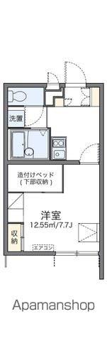 レオパレス翔(1K/1階)の間取り写真