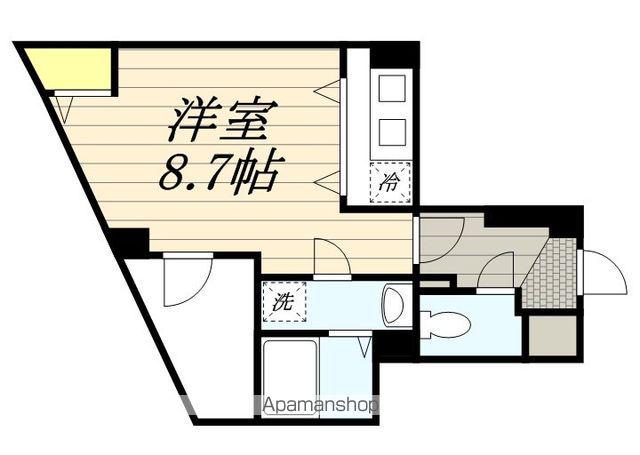 クレイドル千葉(1K/3階)の間取り写真