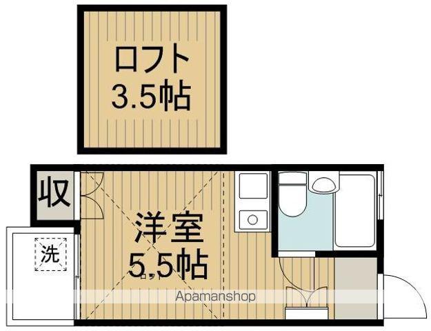 プチシャトー高円寺(ワンルーム/1階)の間取り写真